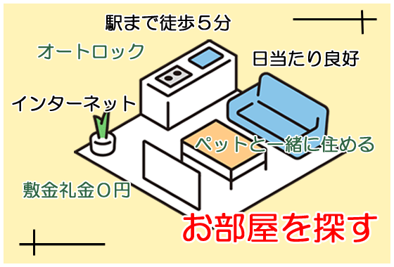 賃貸物件を探す